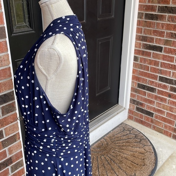 Evan-Picone Polka Dot Dress - Picture 5 of 7